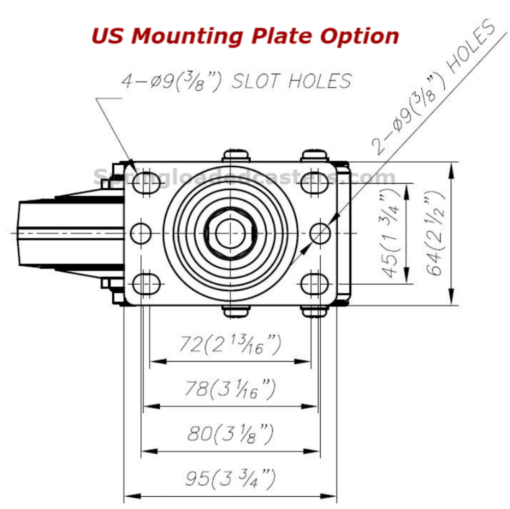 Spring Loaded Casters | 4